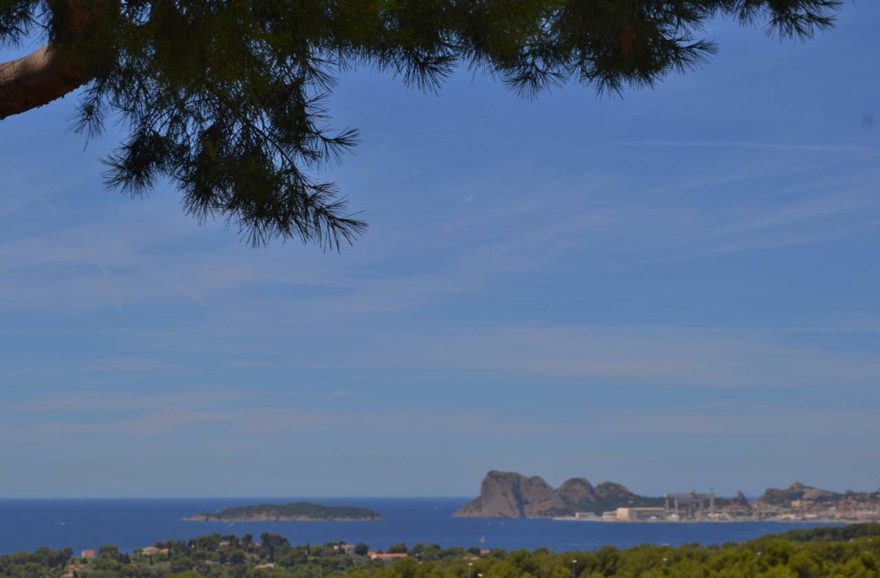 Gite Vue Mer La Cadière-d’Azur Kültér fotó